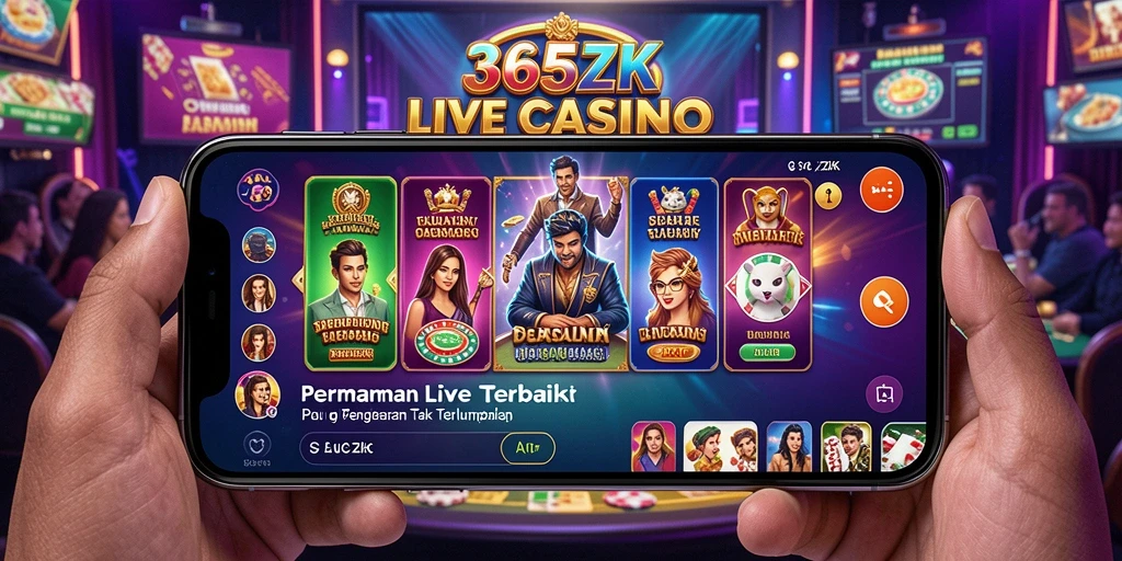 Tampilan gameplay langsung dari dealer profesional di 365ZK.
