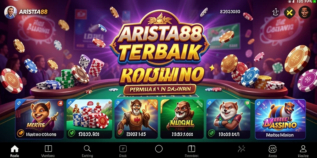 Tampilan menarik dari gameplay Kasino ARISTA88 yang mengasyikkan.