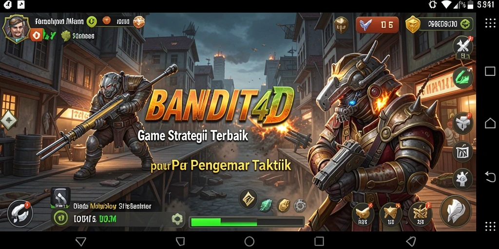 Tampilan gameplay BANDIT4D yang menarik dengan berbagai strategi yang terlibat.