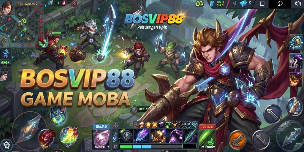 Gameplay seru di arena pertarungan BOSVIP88 dengan karakter beragam.