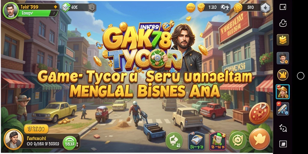 Screenshot gameplay INK789 menampilkan aktivitas manajemen bisnis yang seru.
