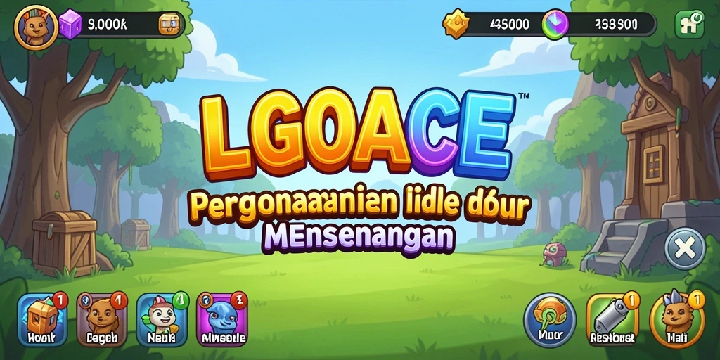 Tampilan gameplay LGOACE yang santai dan menyenangkan, cocok untuk segala usia.