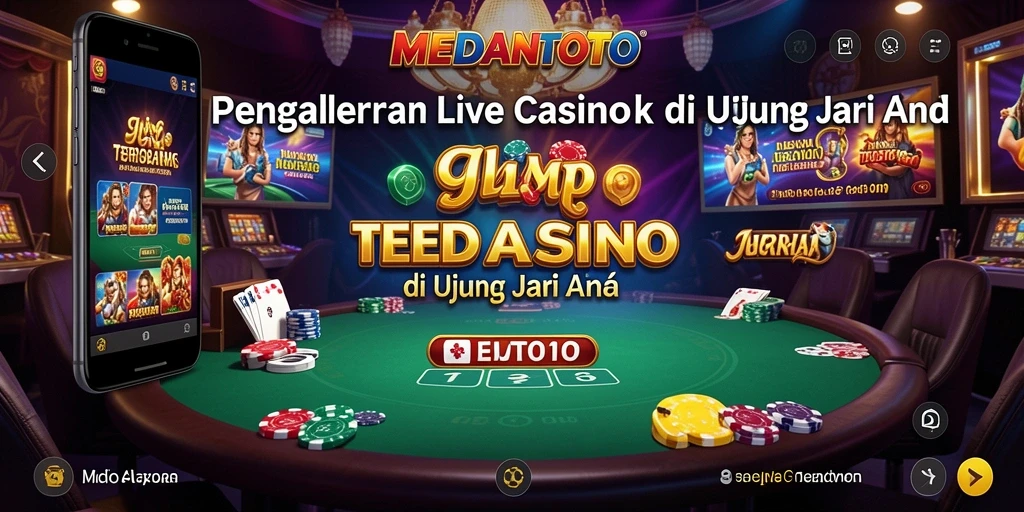 Tampilan menarik dari gameplay Live Casino MEDANTOTO yang mendebarkan.