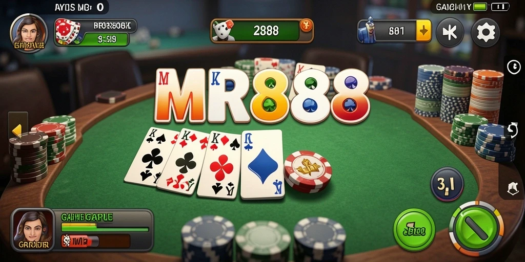 Gameplay seru dan menyenangkan dalam game Gaple MR888.
