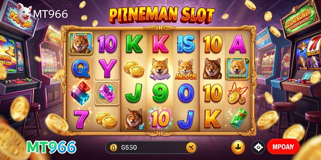 Tangkapan layar dari gameplay seru di MT966, penuh dengan slot menantang.
