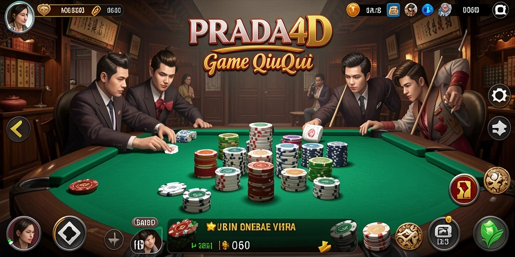 Screenshot gameplay QiuQiu dengan grafis yang menarik.