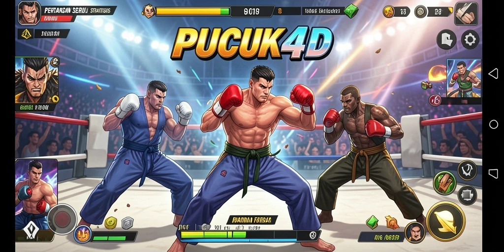 Tampilan gameplay PUCUK4D yang intens dan seru.