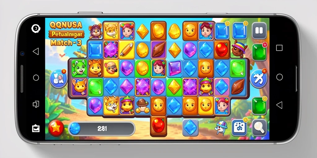 Gameplay menantang dan penuh warna di QQNUSA.