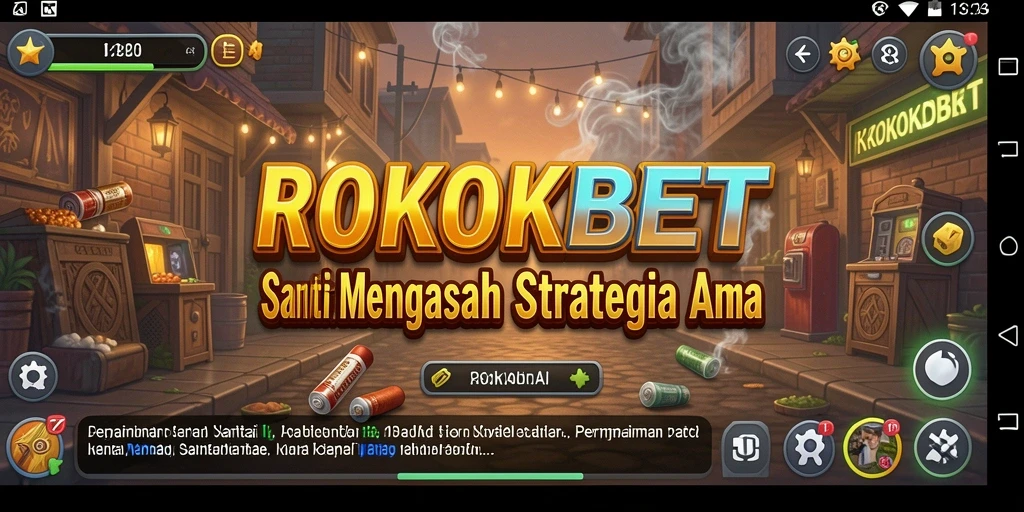 Screenshot utama ROKOKBET menampilkan gameplay yang seru dan interaktif.