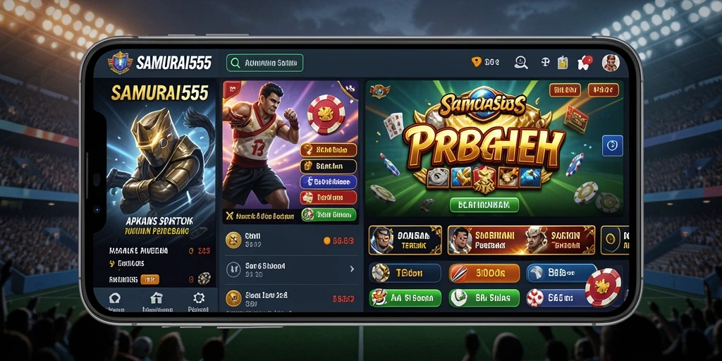 Tampilan gameplay taruhan olahraga di SAMURAI555 yang menarik.