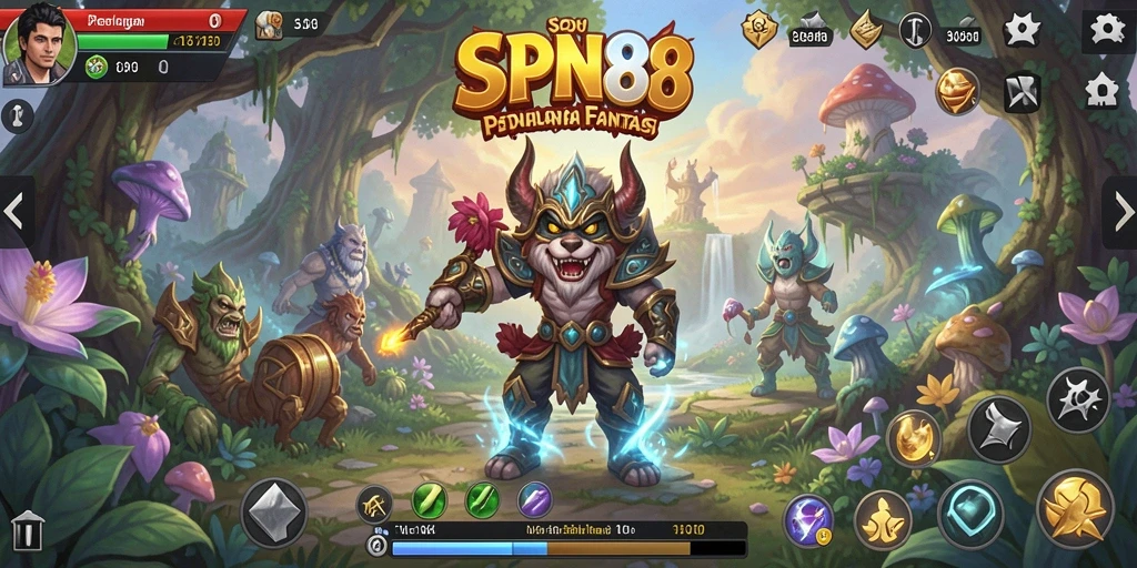 Tampilan gameplay SPN88 yang menegangkan dan penuh warna.