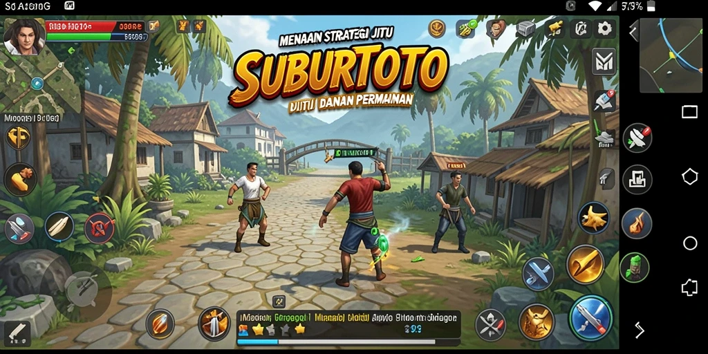 Screenshot gameplay SUBURTOTO dengan berbagai strategi menantang.