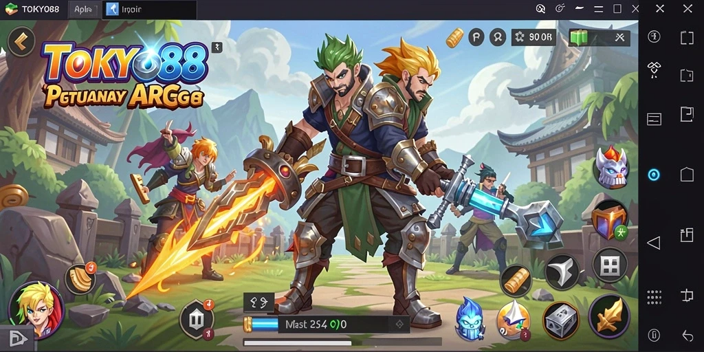Gameplay seru dan grafis menawan dalam TOKYO88.