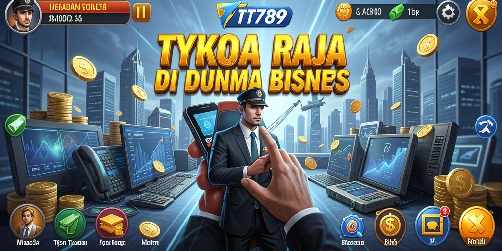 Screenshot TT789 menampilkan momen seru dalam pengelolaan bisnis Tycoon.