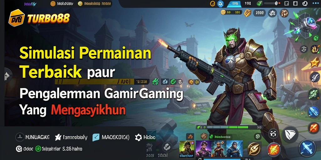 Tampilan gameplay TURBO88 yang realistis dan mengasyikkan.
